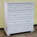 Комод 5 ящиков белый
