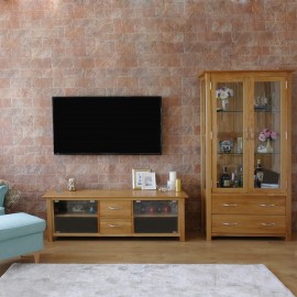 Набор витрина и тумба под телевизор